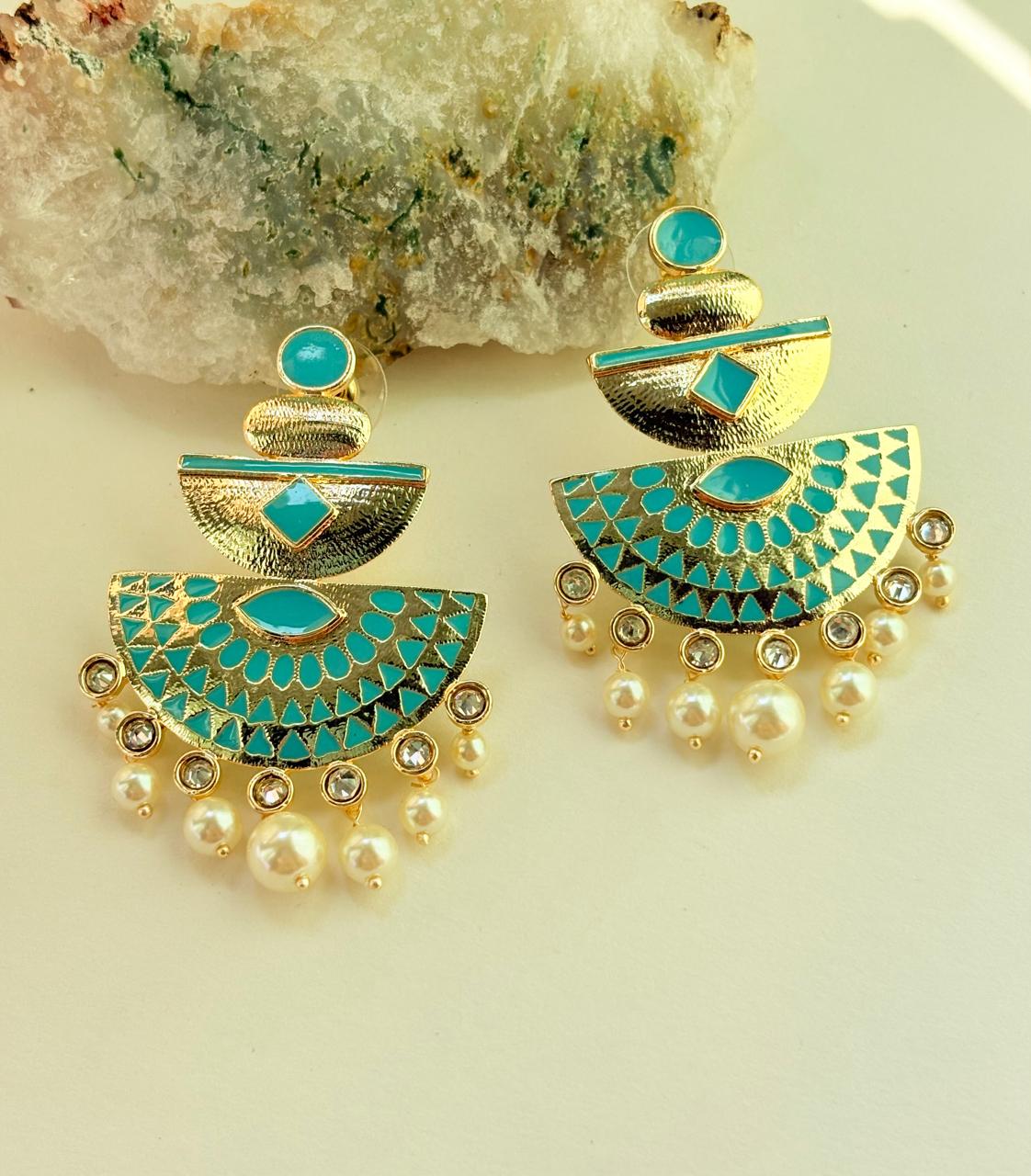 SADHANA MEENAKARI EARRINGS