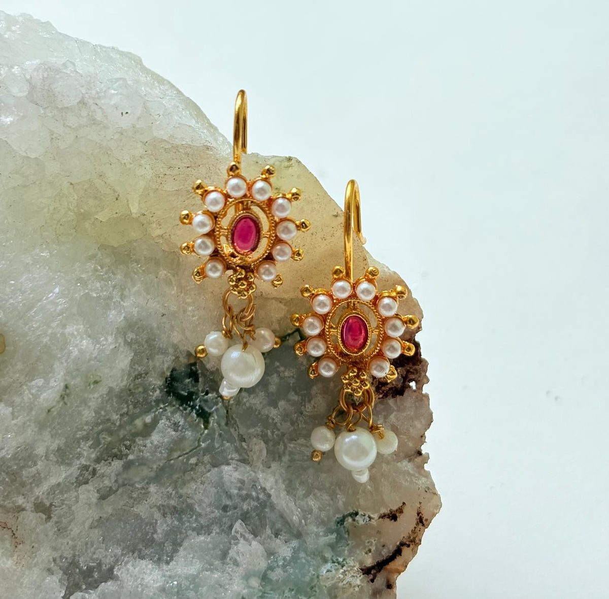 Traditional Maharashtrian Bugadi Earrings