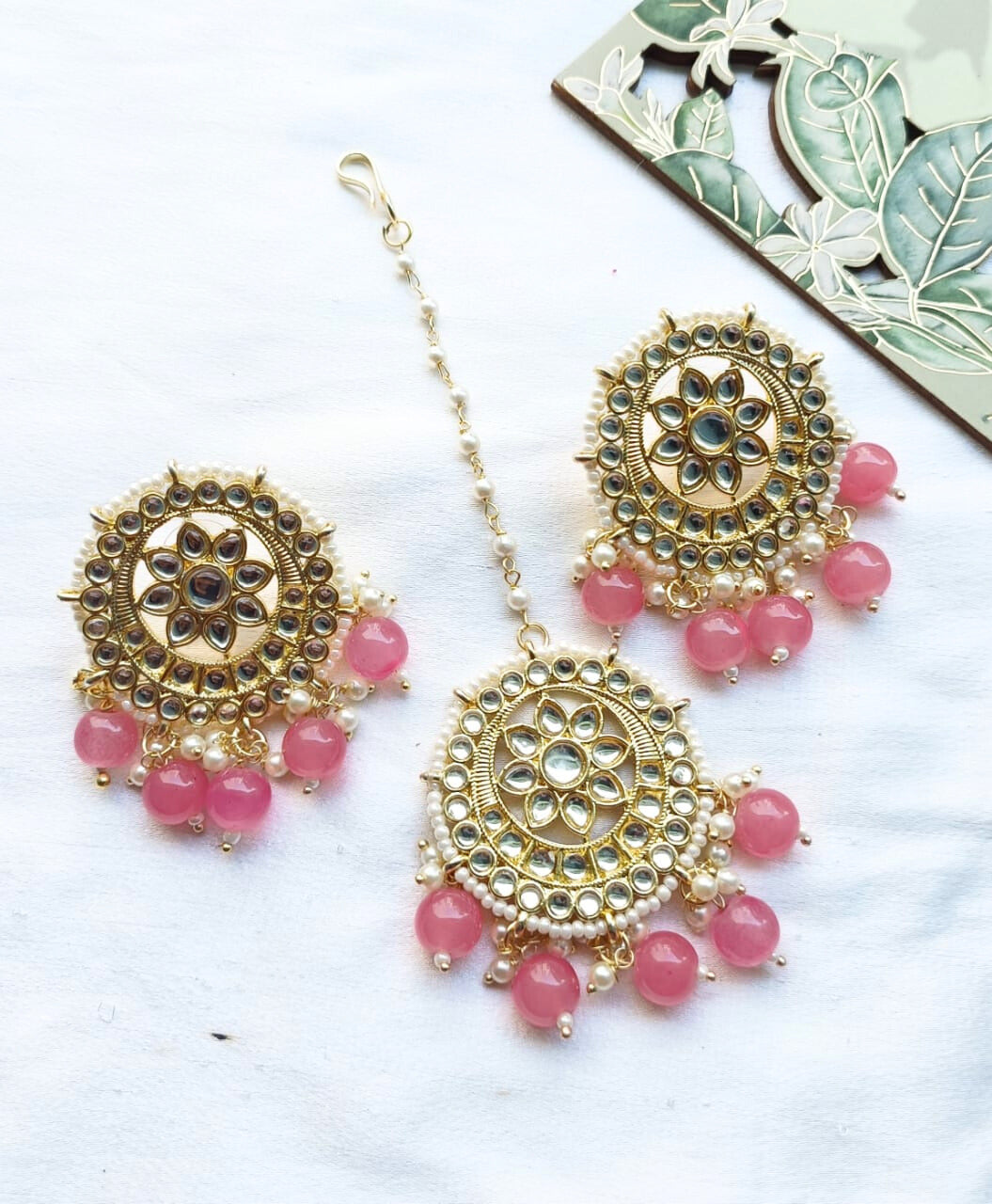 TRISHA PINK MANGTIKA SET