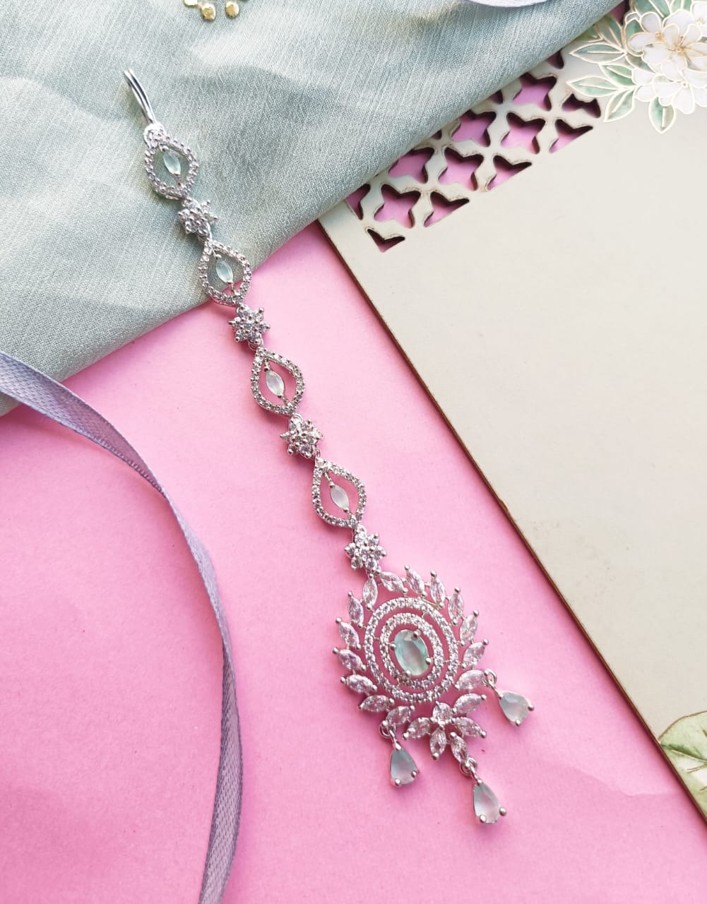 DHRUVI AMERICAN DIAMOND MANGTIKA