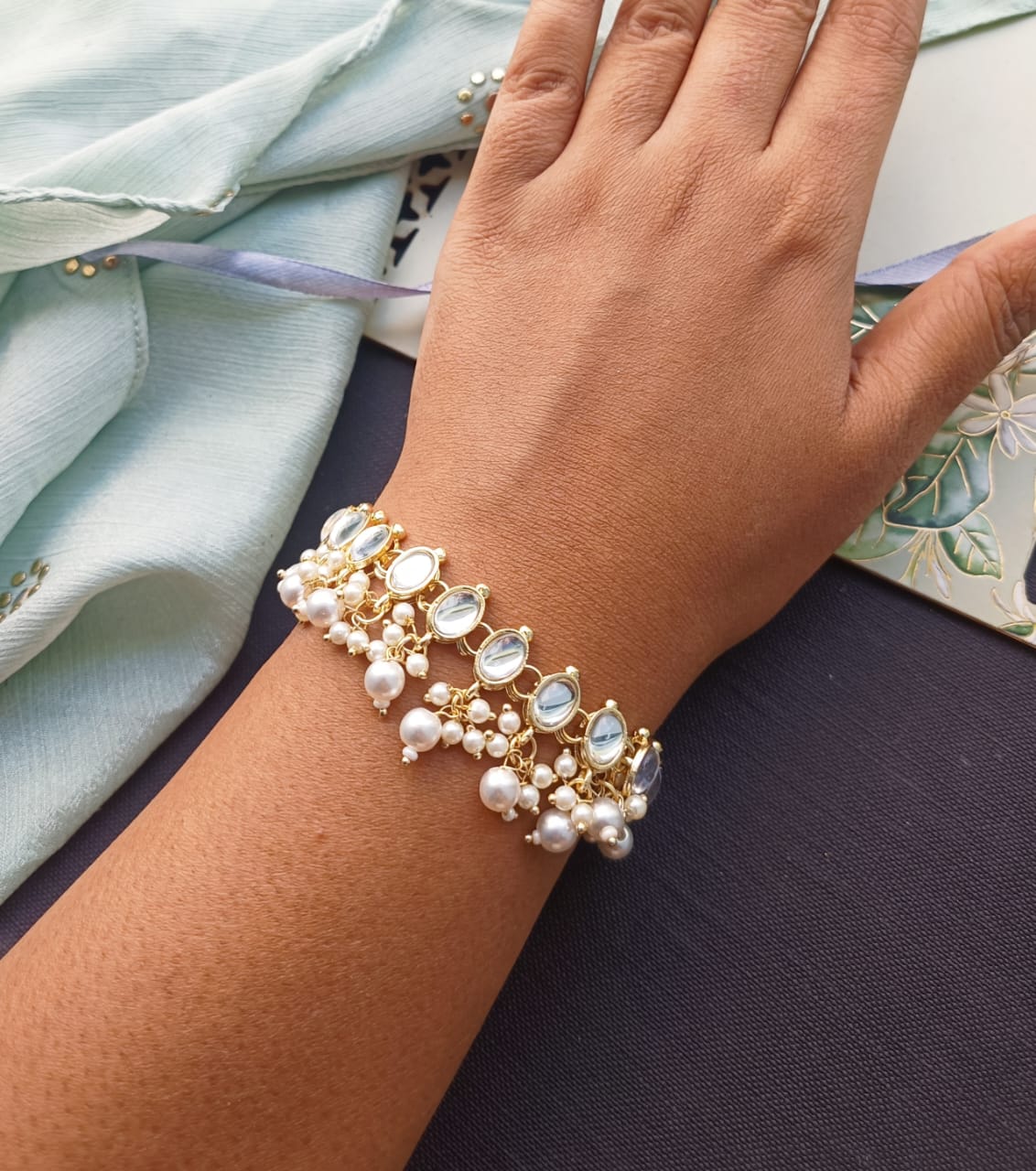 NAYANTARA KUNDAN BRACELET