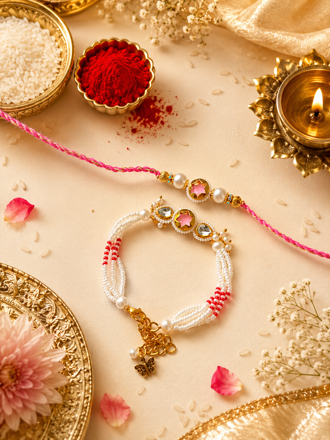 PREMIUM COUPLE RAKHI SET