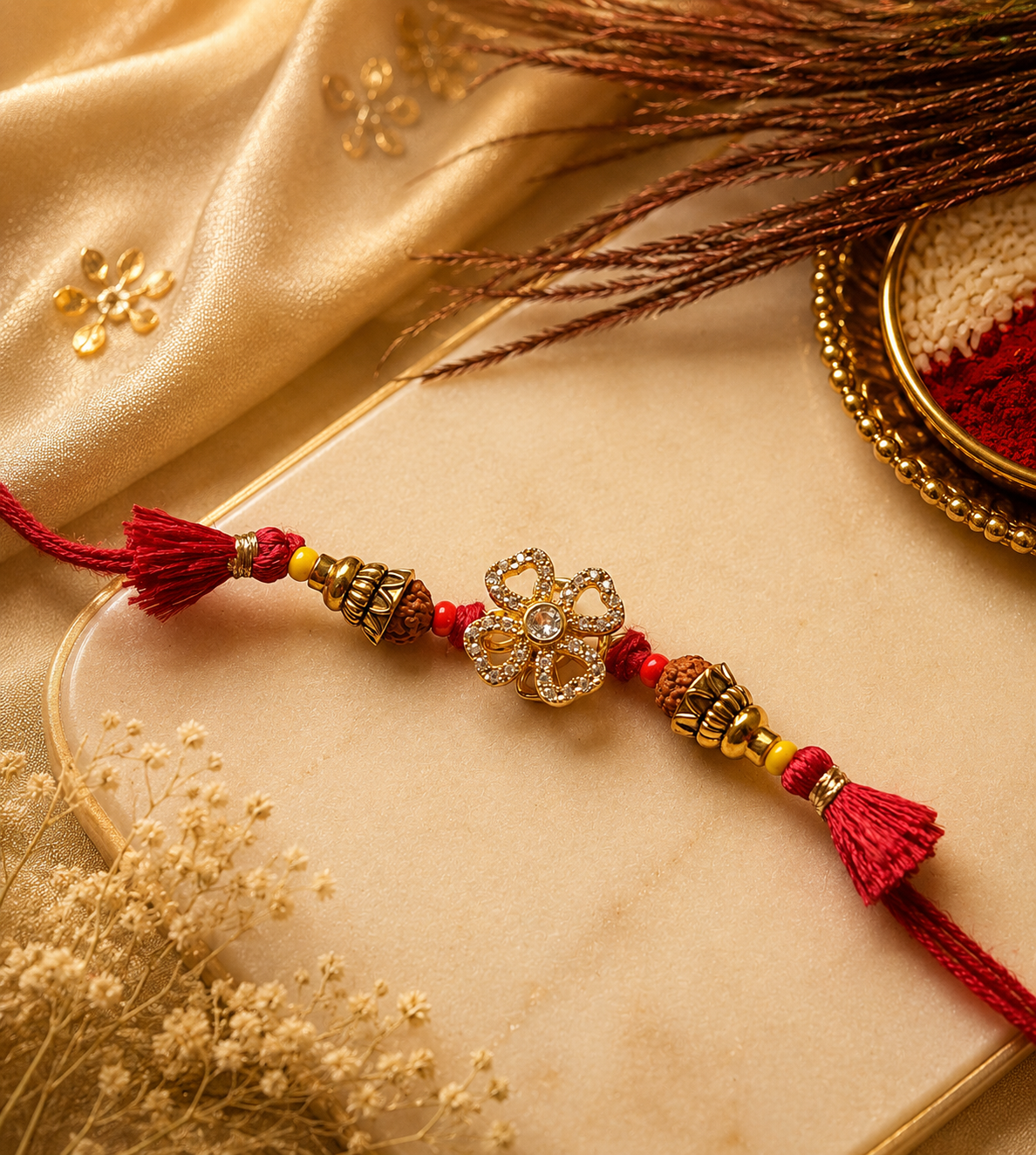 PREMIUM STONE FANCY RAKHI