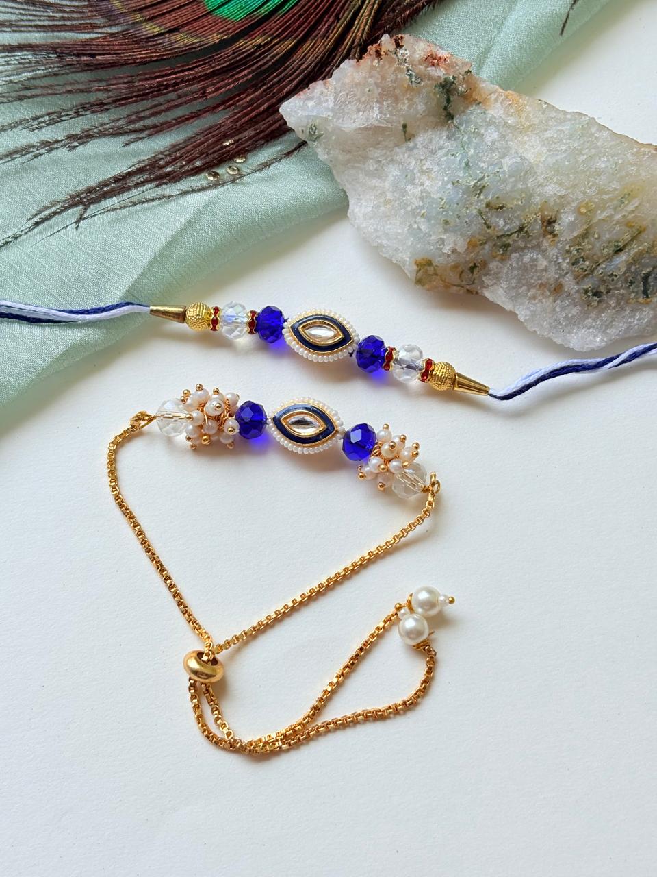 FANCY COUPLE RAKHI SET