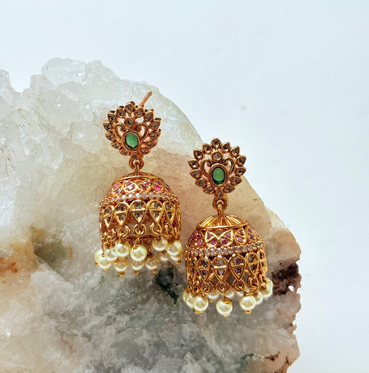 South Indian Jhumki – Traditional Elegance