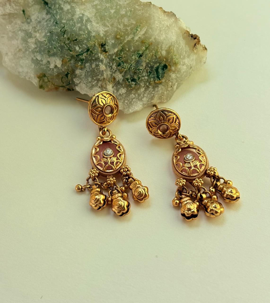 HERITAGE FLORAL DROP EARRINGS