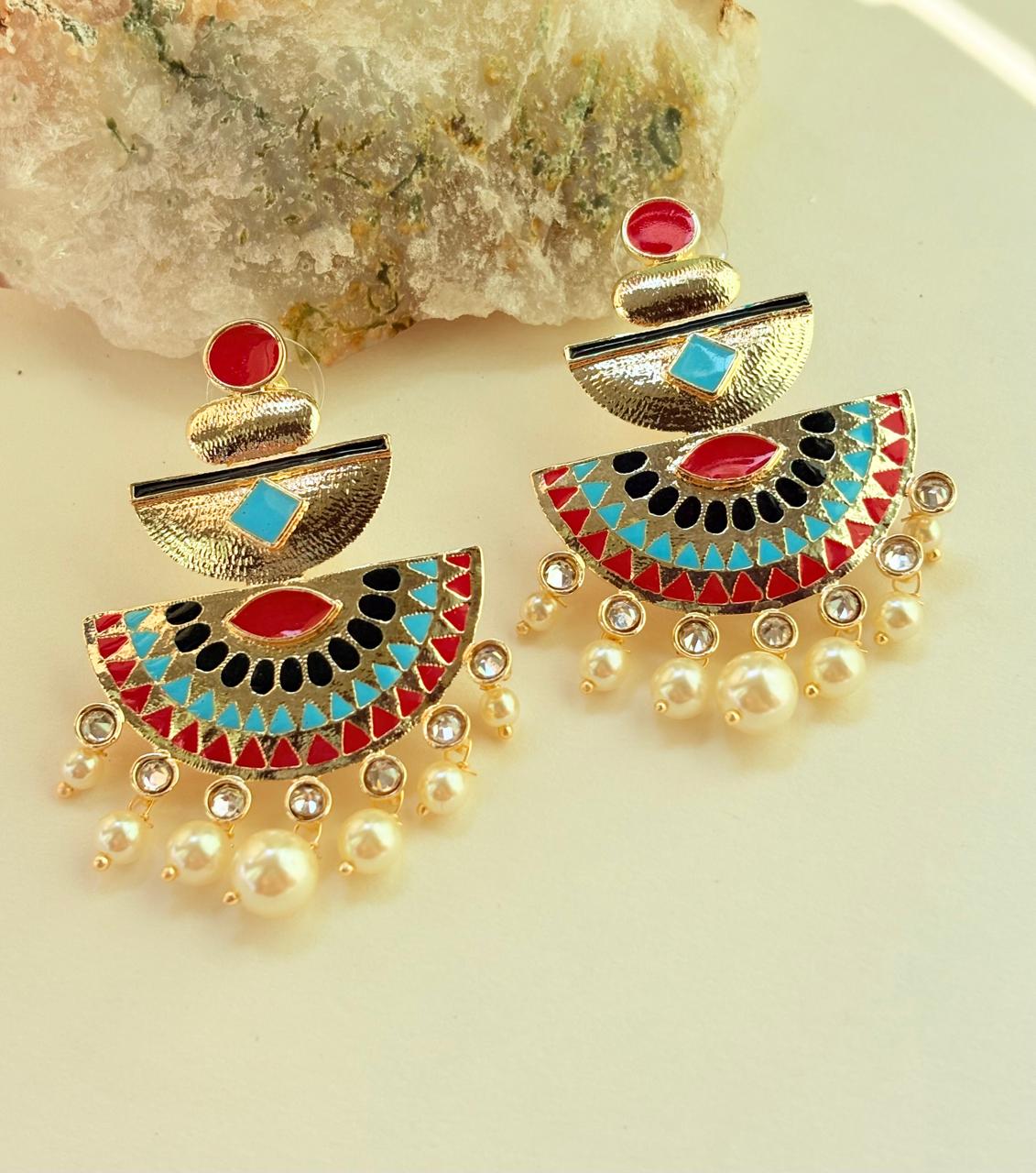 SADHANA MEENAKARI EARRINGS