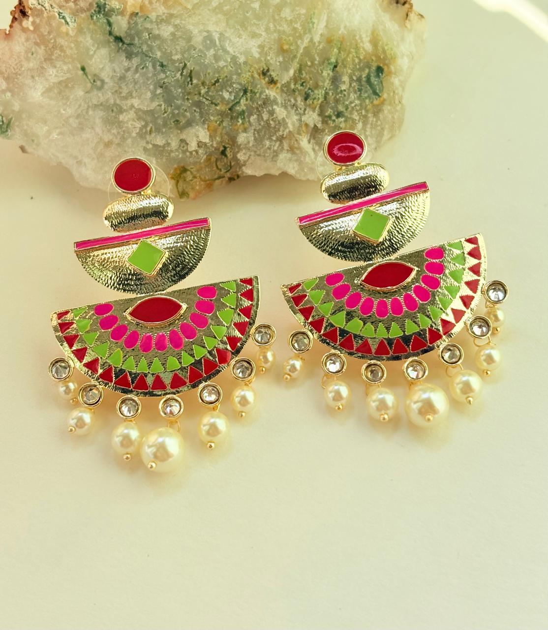 SADHANA MEENAKARI EARRINGS
