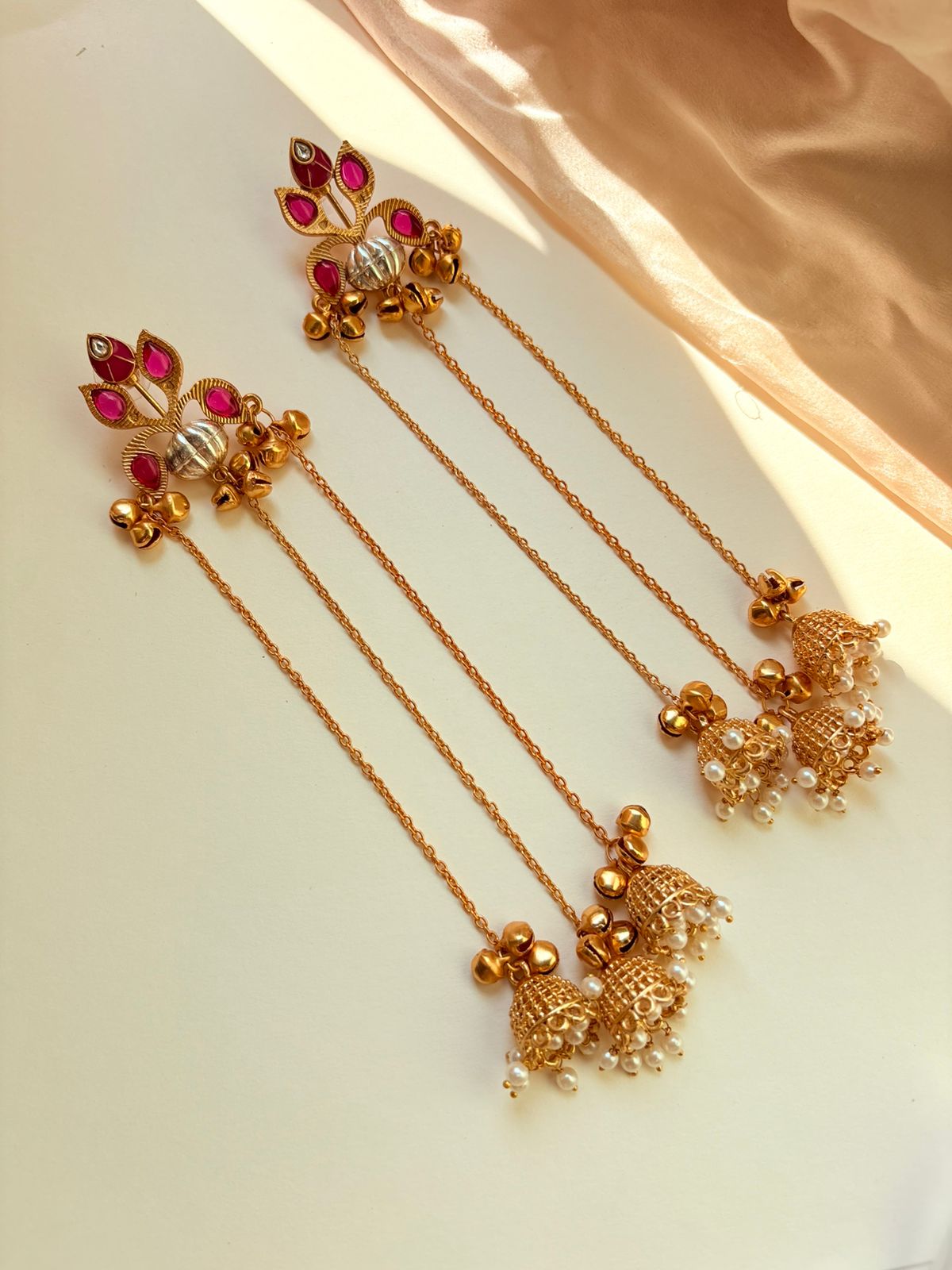 KASHMIRI LONG JHUMKAS EARRINGS