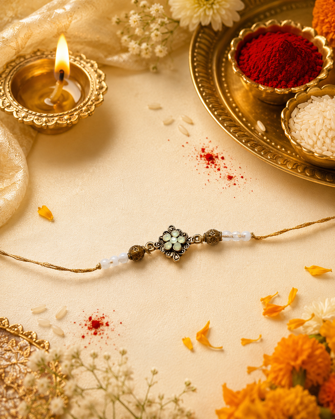 PREMIUM STONE RAKHI