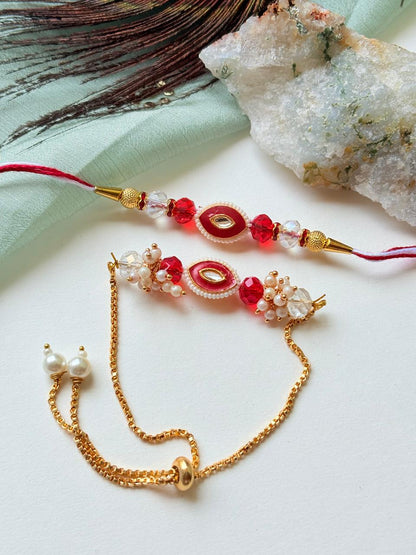 FANCY COUPLE RAKHI SET