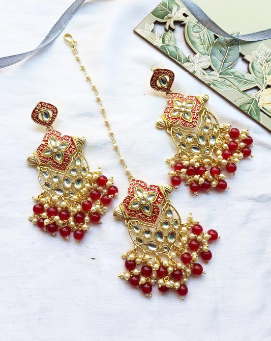 SHALAKA MANGTIKA EARRINGS SET