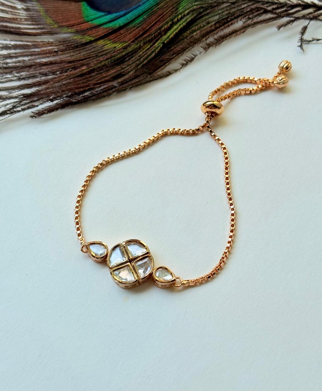 CELESTE MOISSANITE ADJUTABLE BRACELET