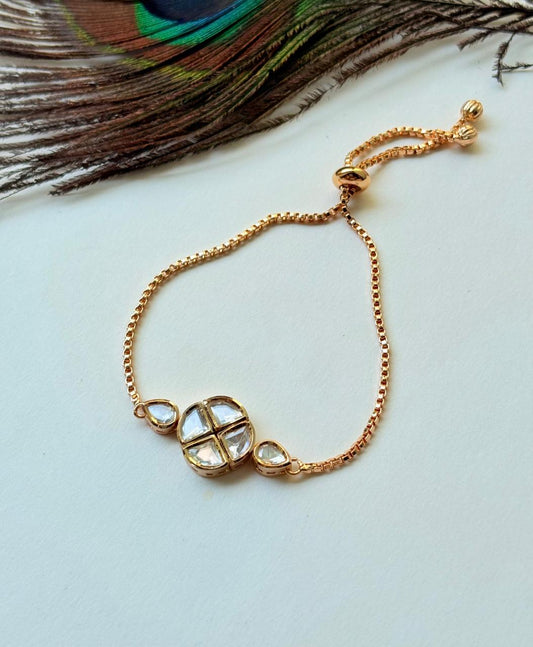 CELESTE MOISSANITE ADJUTABLE BRACELET