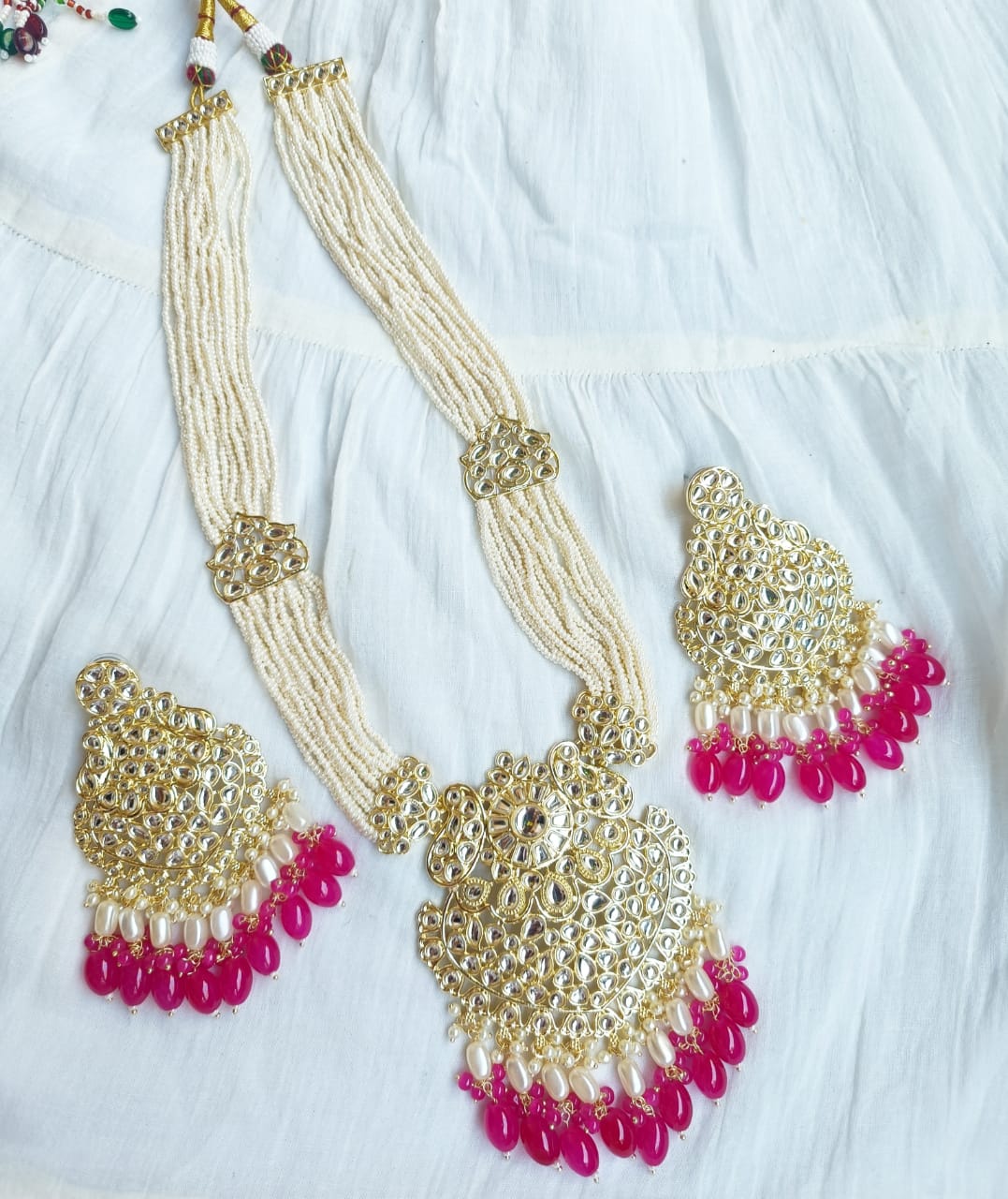 Indo western classic Necklace with Gold Plating