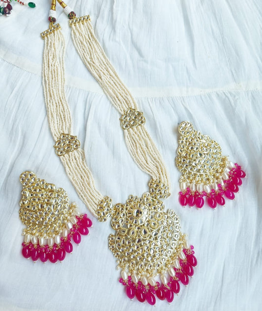 Indo western classic Necklace with Gold Plating
