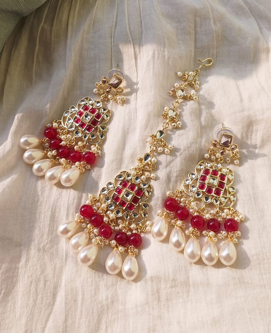 SUNDARA KUNDAN TIKKA SET