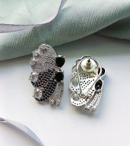 BLACK BUTTERFLY EARRINGS