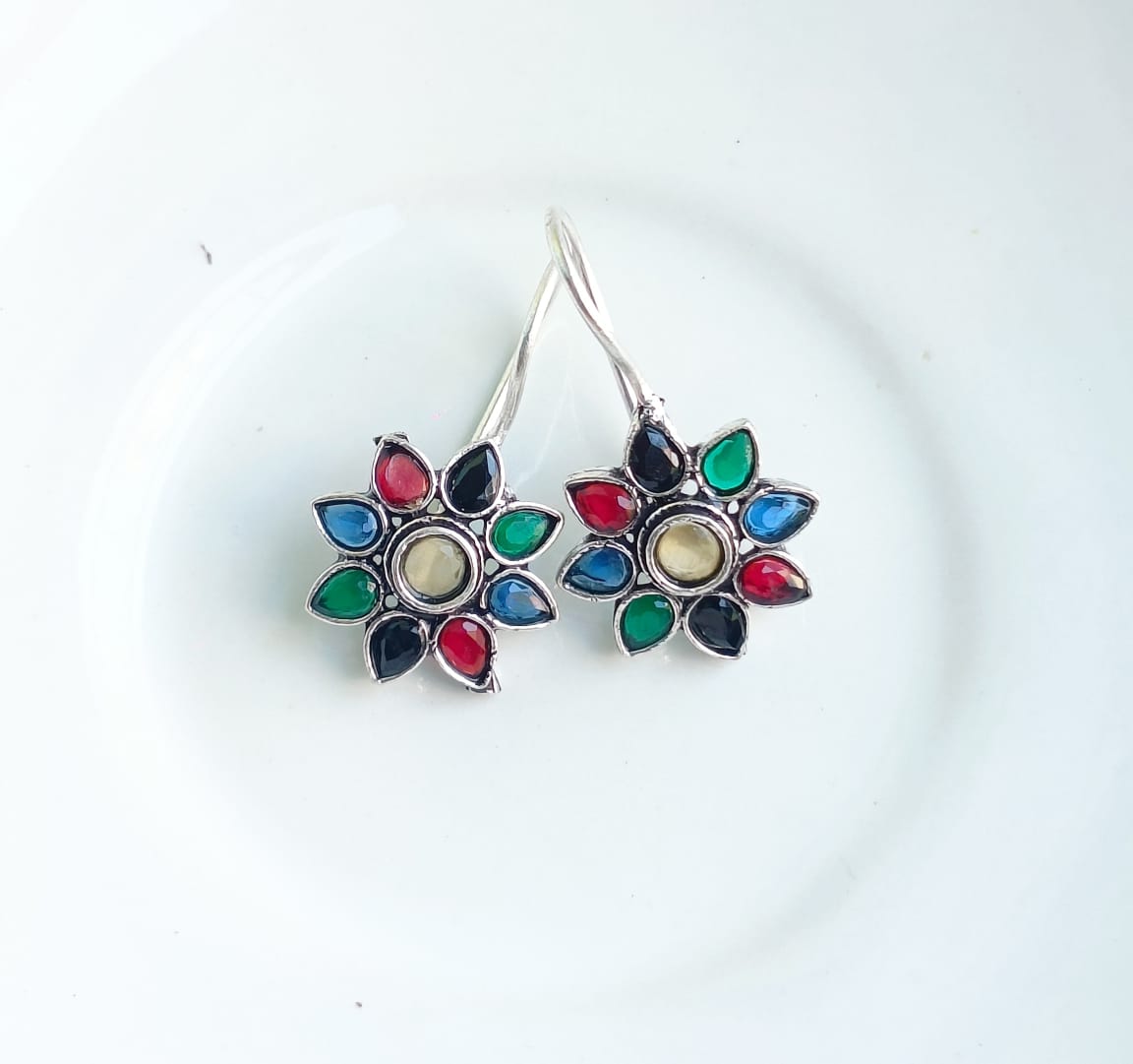 TRISHNA OXIDISED EARRINGS
