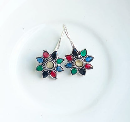 TRISHNA OXIDISED EARRINGS