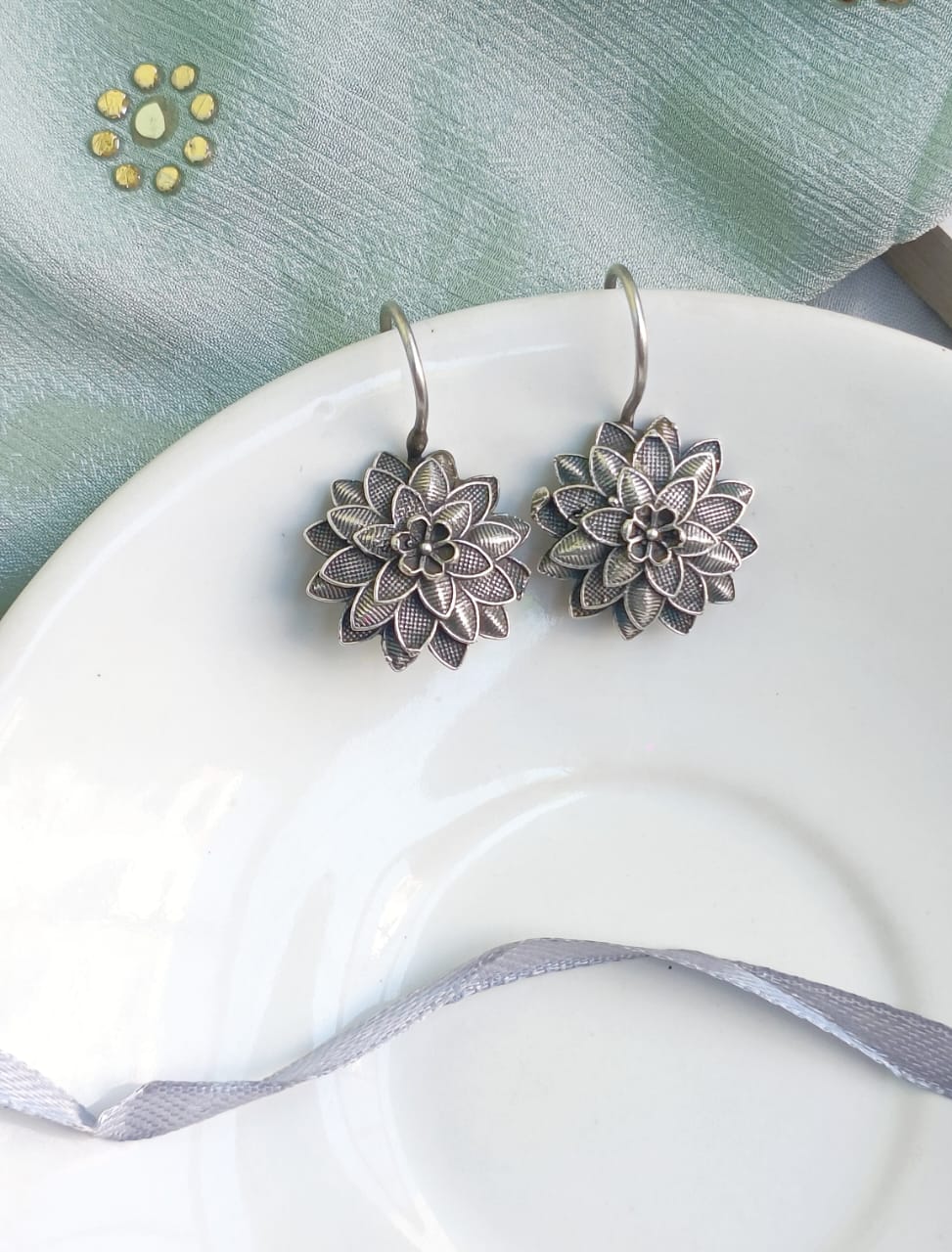 INDIRA OXIDISED EARRINGS