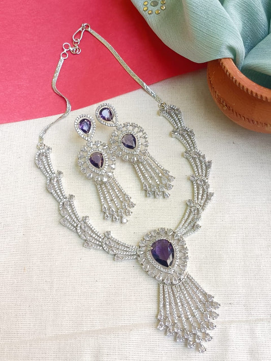 GIRIJA SILVER NECKLACE