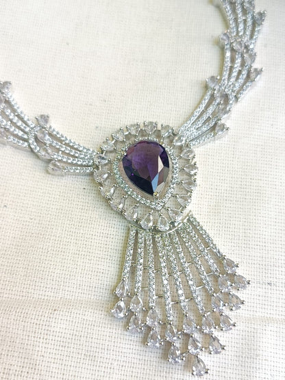 GIRIJA SILVER NECKLACE