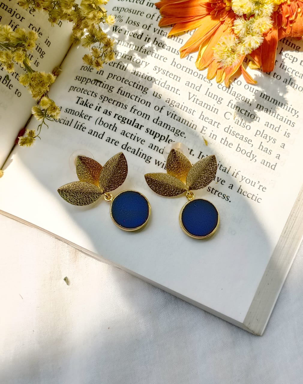 MOH DRUZY STONE EARRINGS