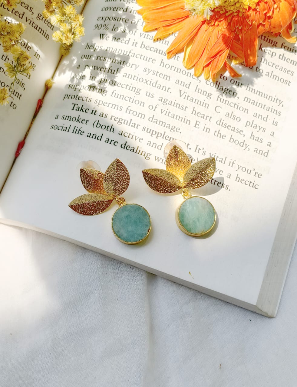MOH DRUZY STONE EARRINGS