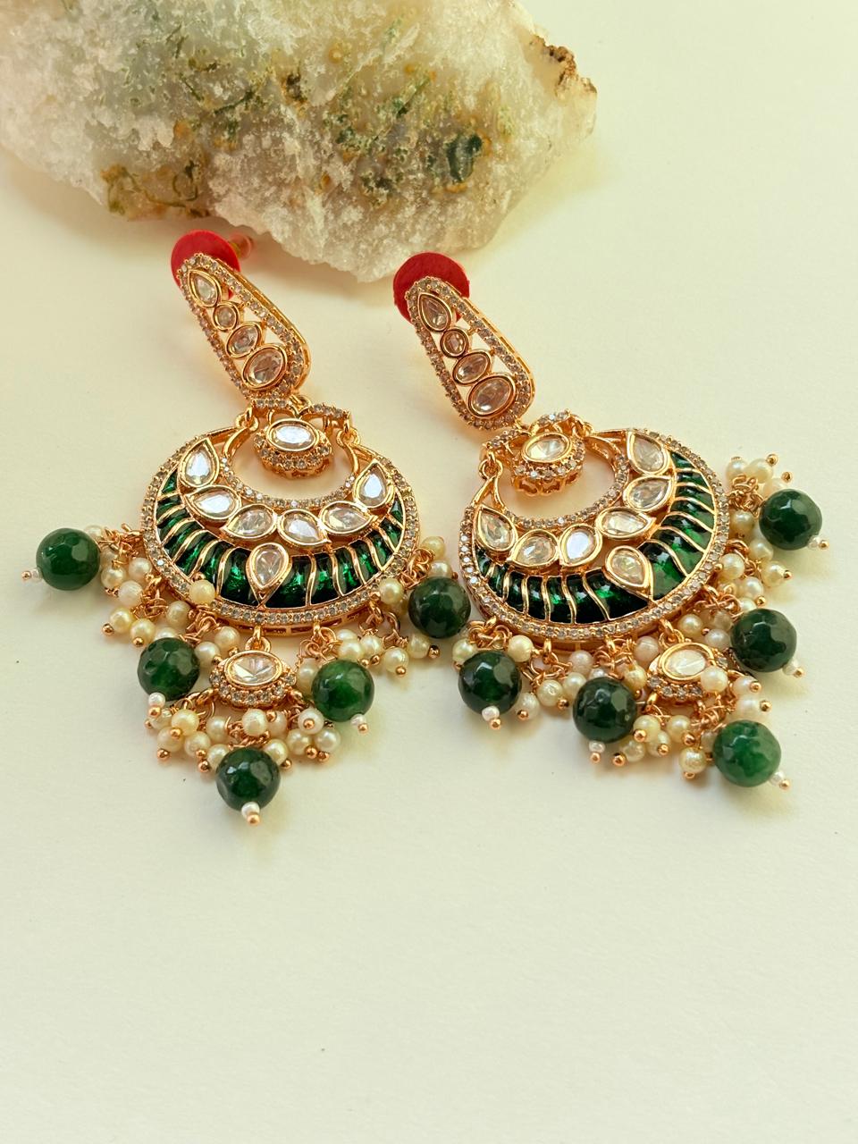 MOISSANITE STONE LONG DANGALRES