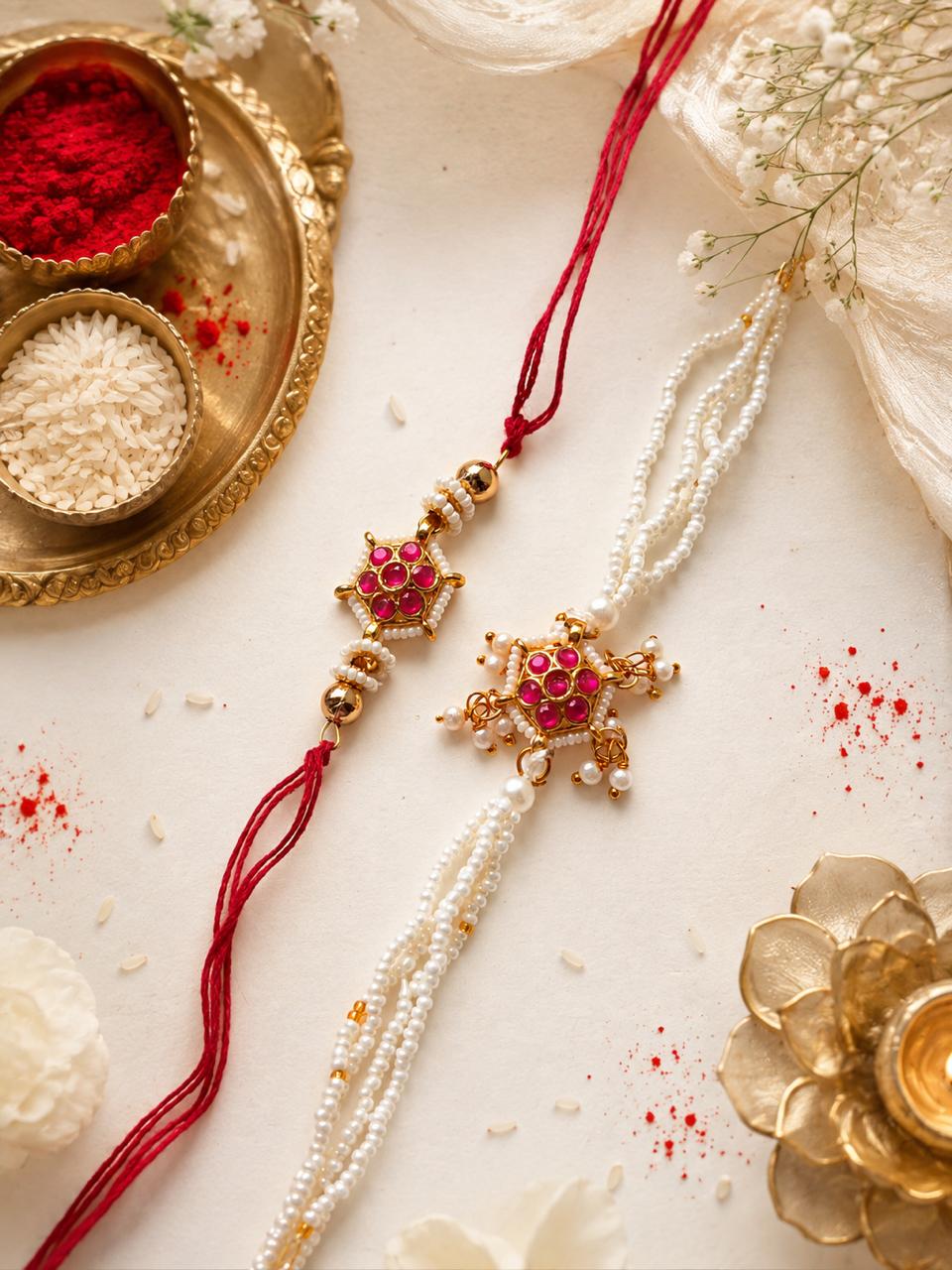 PREMIUM COUPLE RAKHI SET