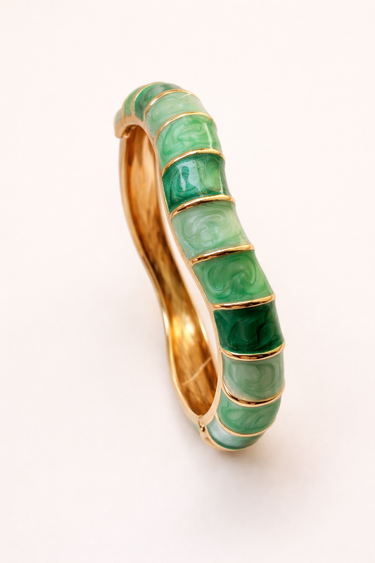 ELEGANT LUXE MEENAKARI BANGLE BRACELET