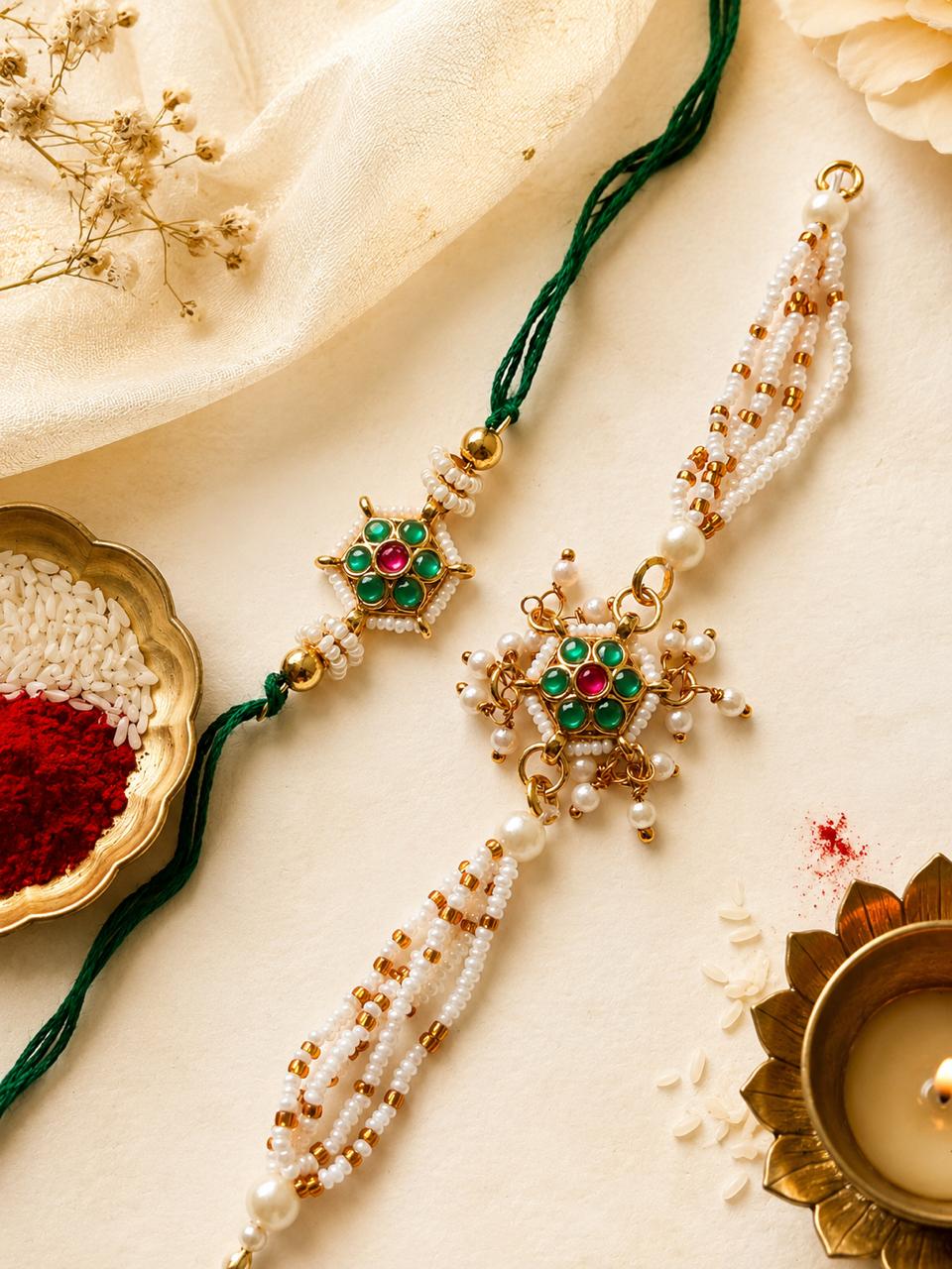 PREMIUM COUPLE RAKHI SET