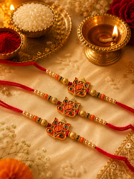 GANESHA PREMIUM FANCY RAKHI
