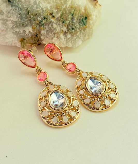 ELEGANT NOIR DROP EARRINGS