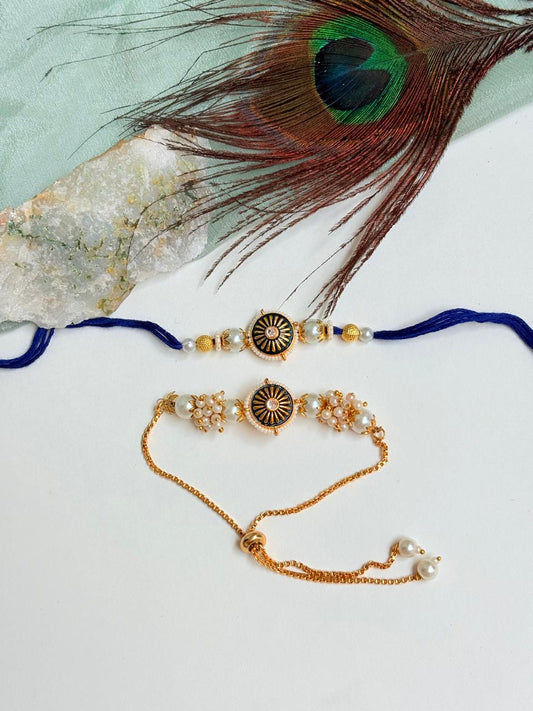 FANCY COUPLE RAKHI SET