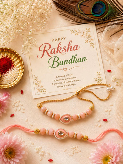 FANCY COUPLE RAKHI SET
