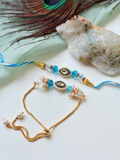 FANCY COUPLE RAKHI SET