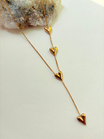 ANTI TARNISH HEART PENDANT NECKLACE