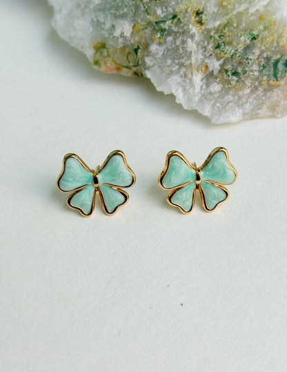 BOW STUD EARRINGS